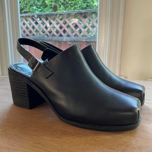 Intentionally Blank Honcho Mule Black Size 10